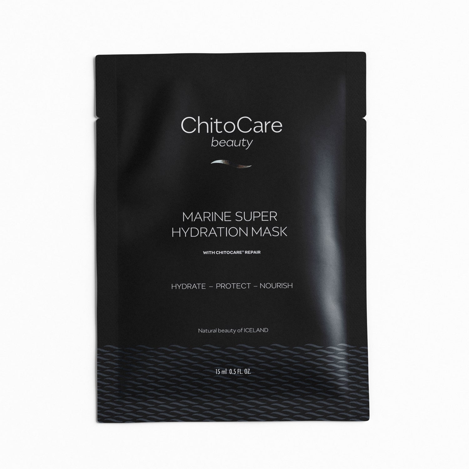 ChitoCare beauty Marine Super Hydration Mask packaging on a white background