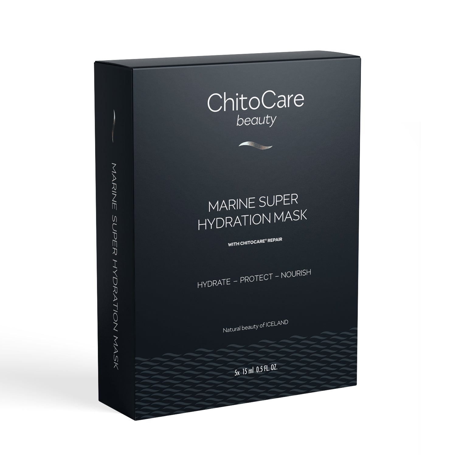 ChitoCare beauty Marine Super Hydration Mask Box packaging on a white background